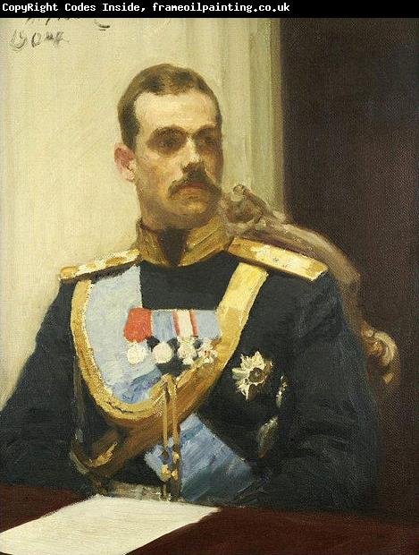 Ilya Repin Portrait of member of State Council Grand Prince Mikhail Aleksandrovich Romanov. Study for the picture Formal Session of the State Council.